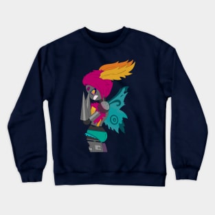 MythOS (profile view) Crewneck Sweatshirt